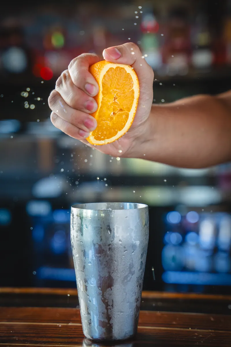 Fresh-squeezed cocktail